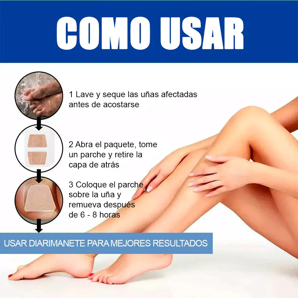 Parches Para Cuidado De Uñas Hongos Set 32 Unidades