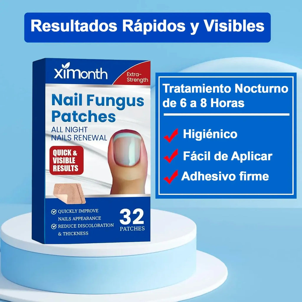 Parches Para Cuidado De Uñas Hongos Set 32 Unidades