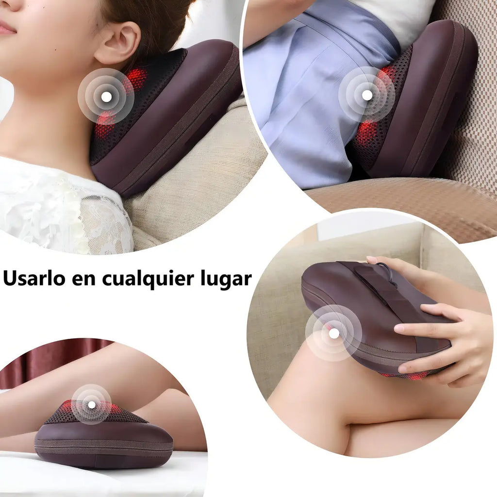 Masajeador almohada eléctrico
