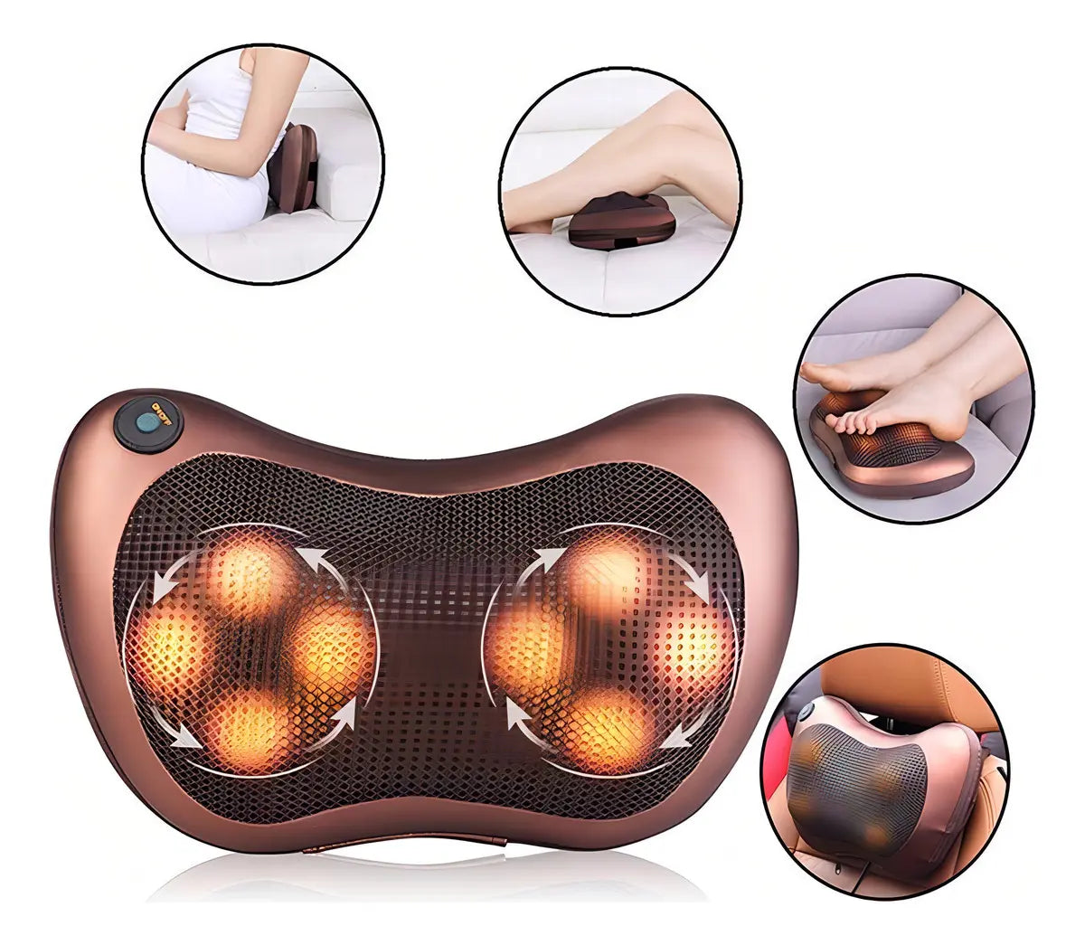 Masajeador almohada eléctrico