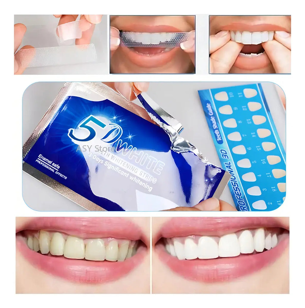 Tiras Blanqueadoras Dentales 5d White