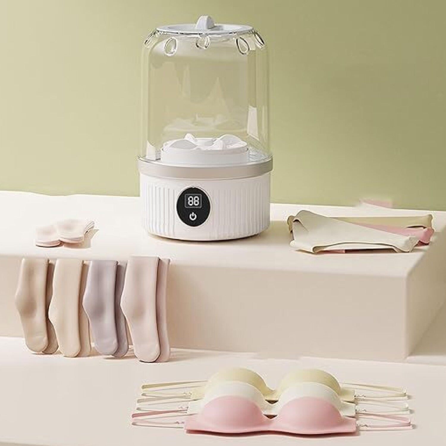 Mini lavarropas portátil recargable 1 L