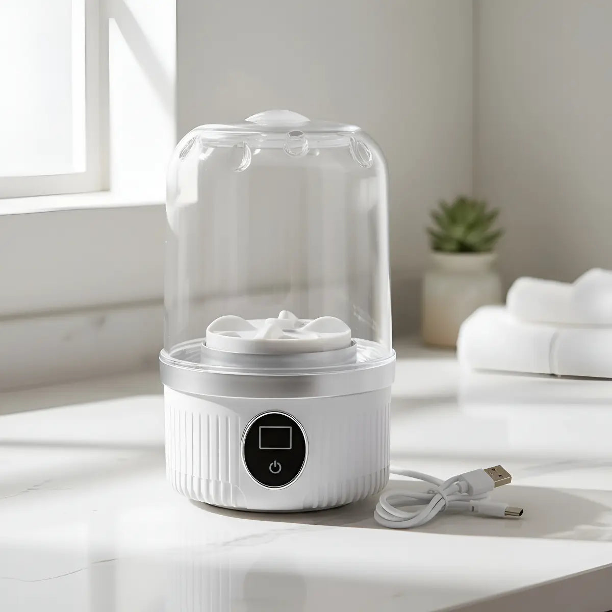 Mini lavarropas portátil recargable 1 L