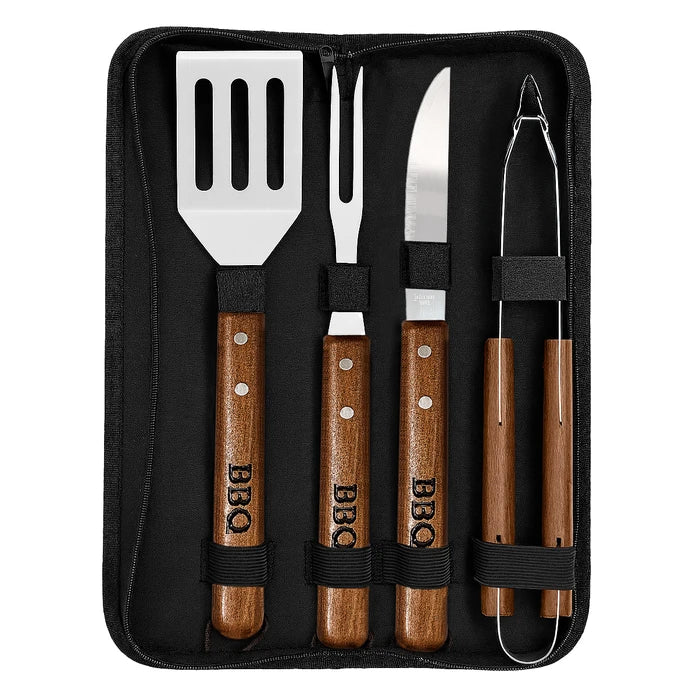 Set Asador + Soporte Para Brochette